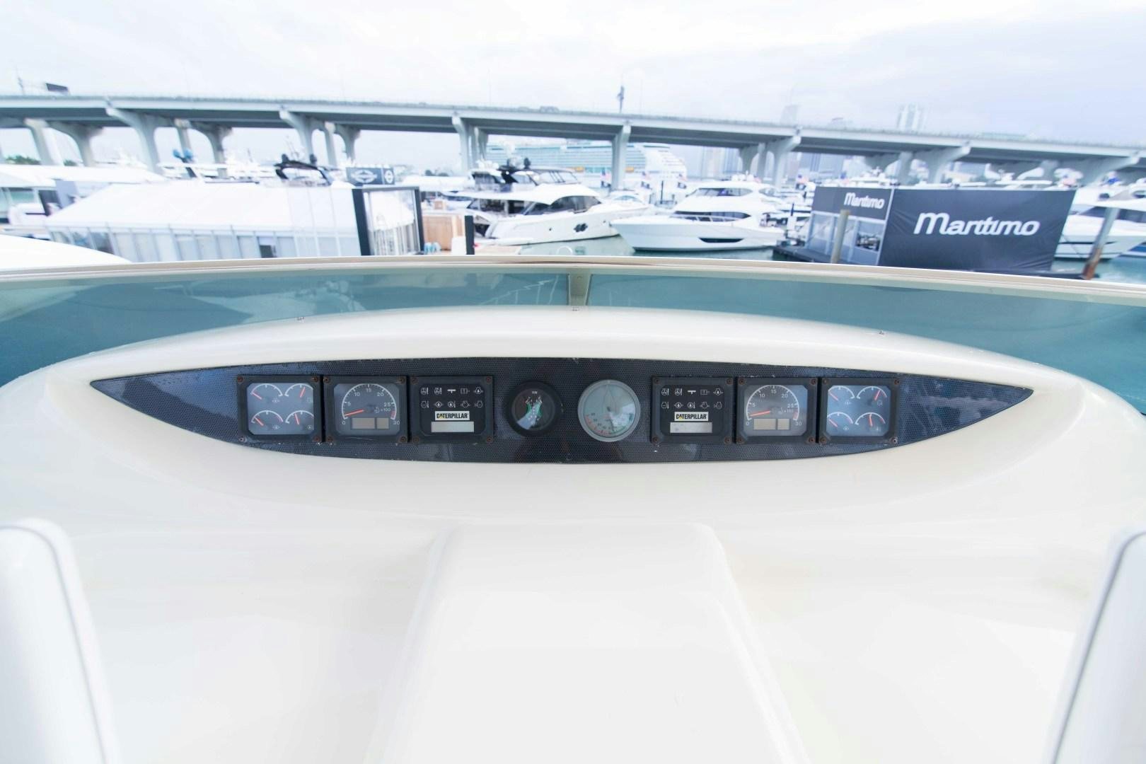 the inside of a car aboard ENCHANTED LADY Yacht for Sale