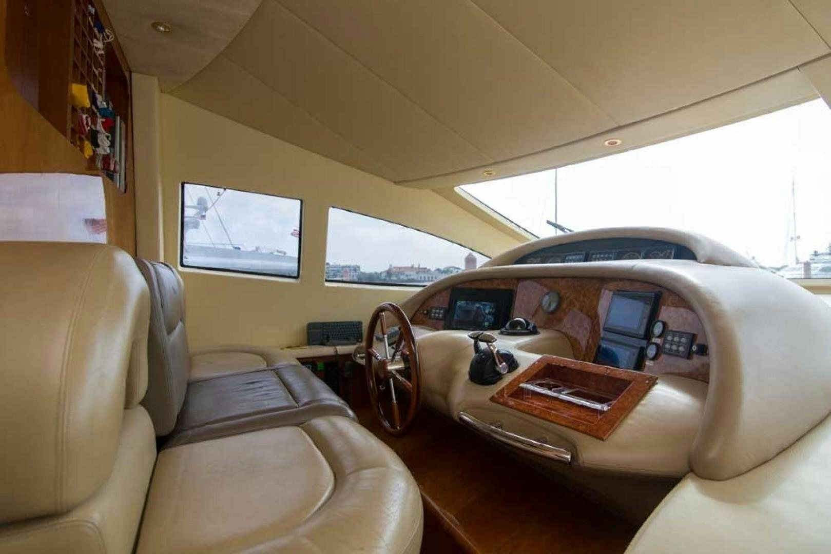 inside of a car aboard ENCHANTED LADY Yacht for Sale