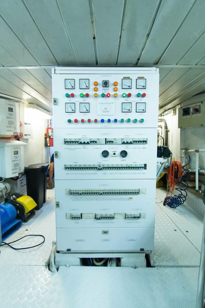 a machine with many buttons aboard ENCHANTED LADY Yacht for Sale
