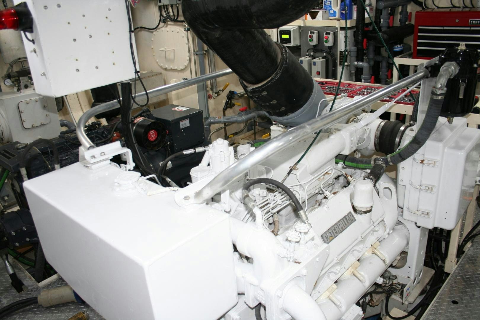 close-up of a machine aboard SINDBAD Yacht for Sale