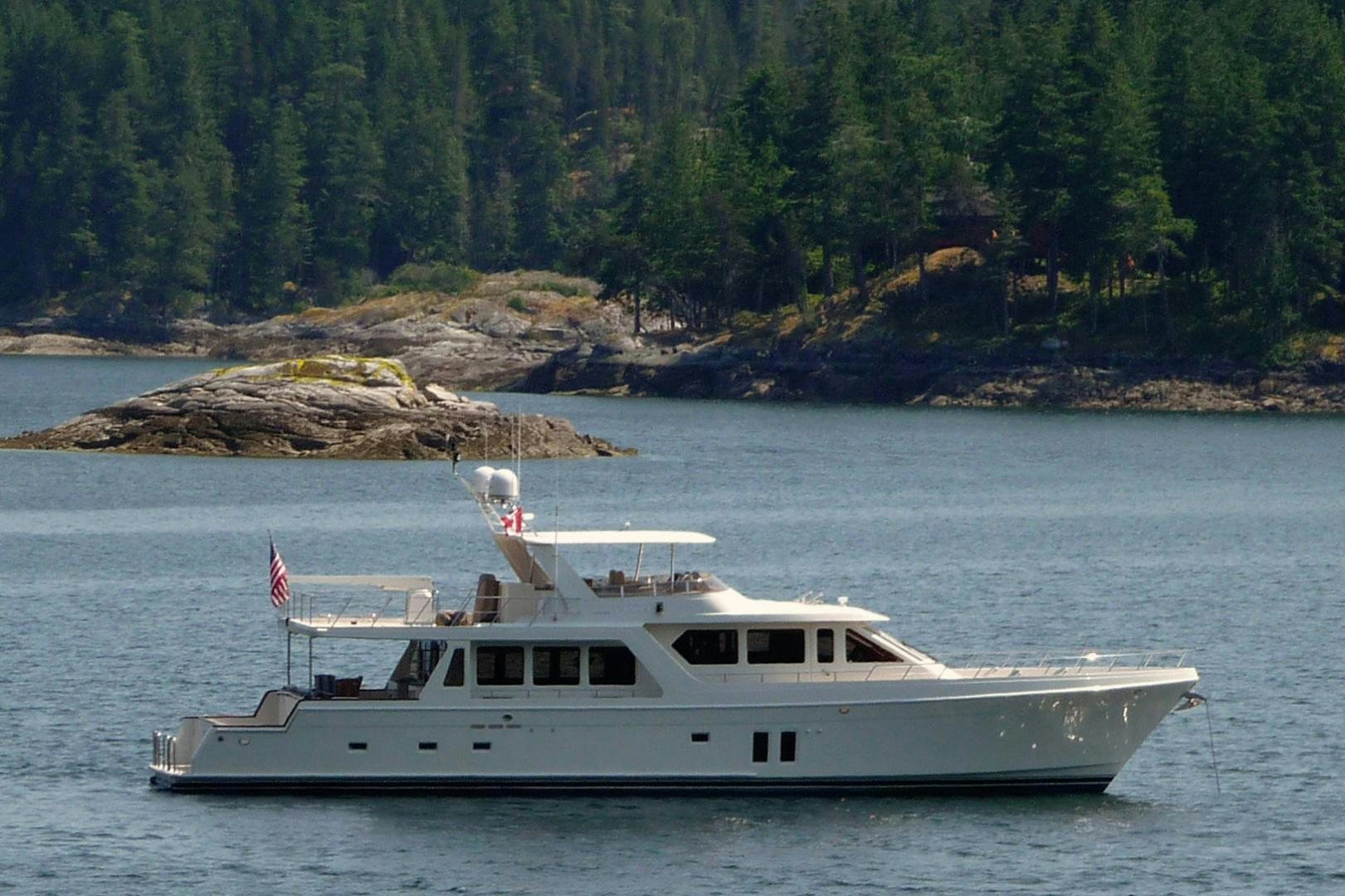 a boat on the water aboard CAPTIVA Yacht for Sale