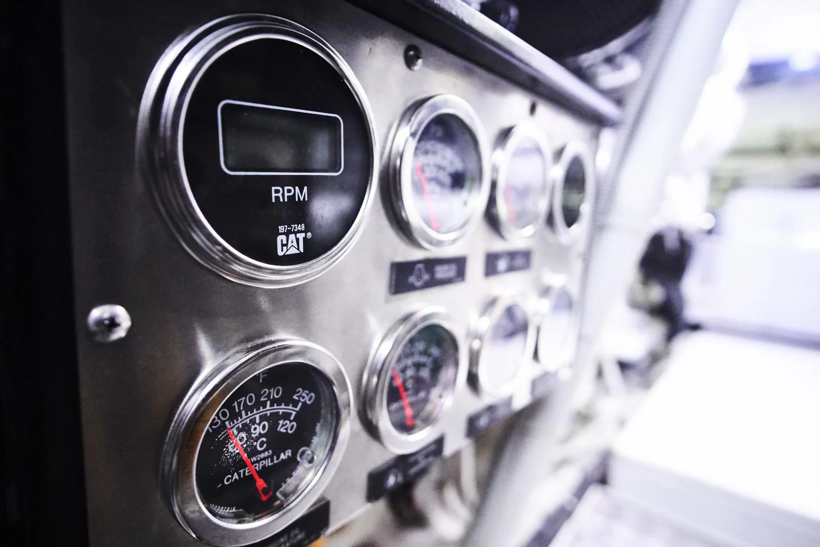 a close-up of a car's dashboard aboard TAYYARAH Yacht for Sale