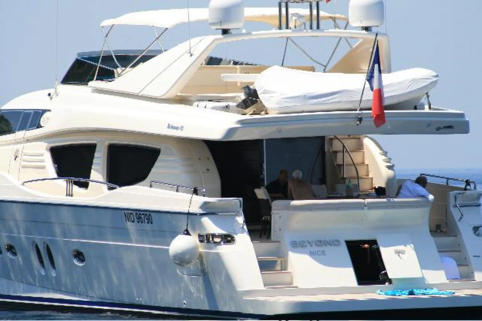 a boat with people on it aboard No Name Yacht for Sale