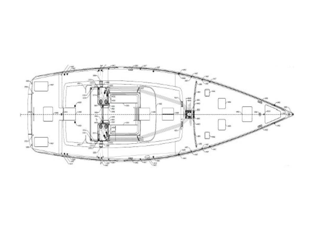 diagram aboard cool breeze Yacht for Sale