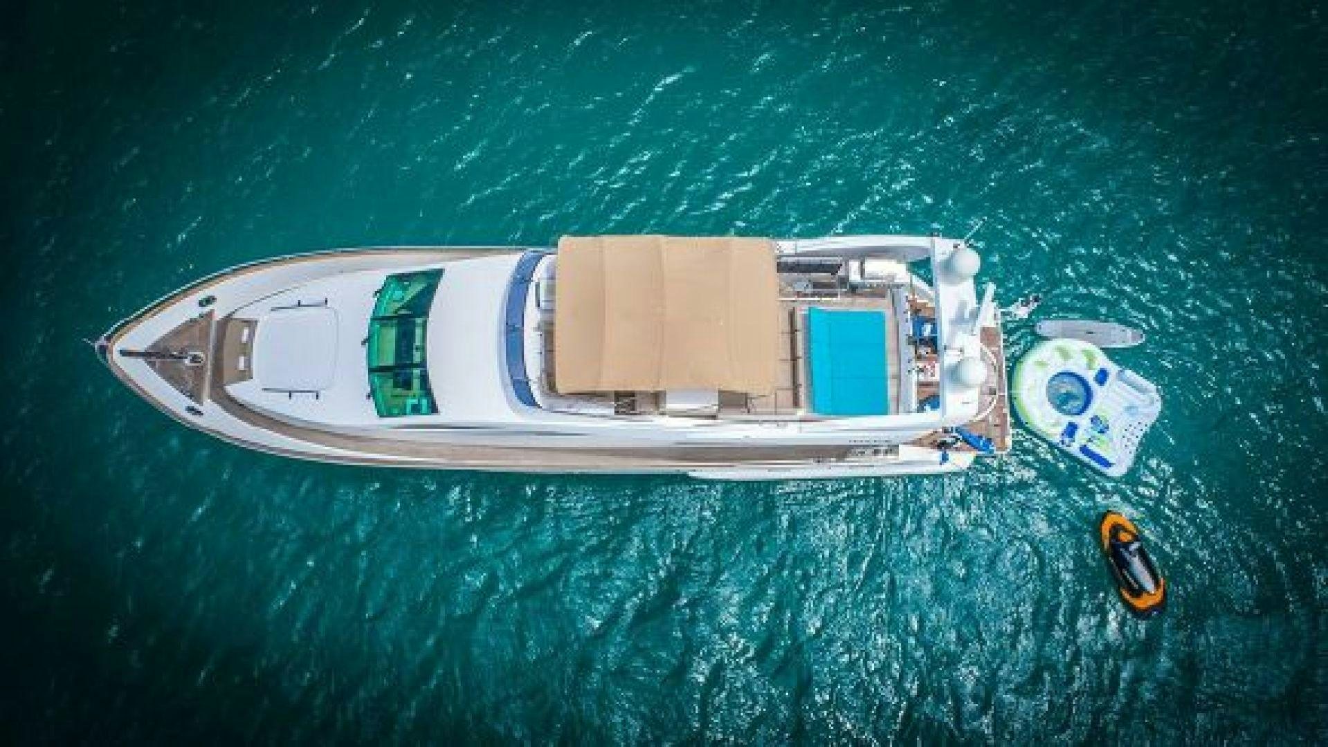 a boat on the water aboard NO LIMITS Yacht for Sale