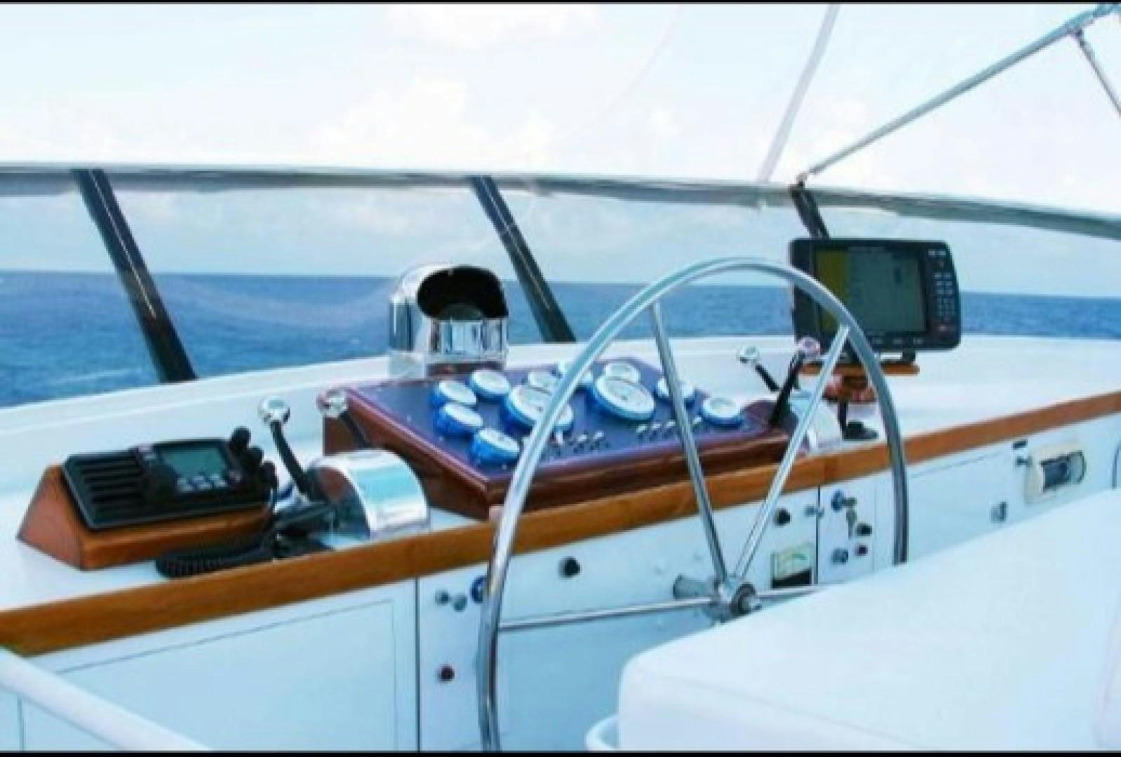 a boat with a camera on the front aboard FANTASEA Yacht for Sale