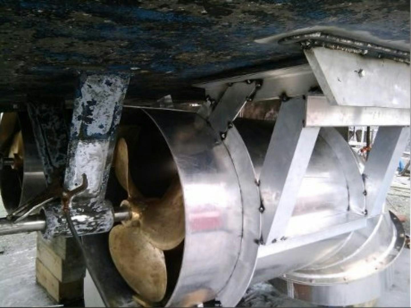 a large factory machinery aboard FANTASEA Yacht for Sale