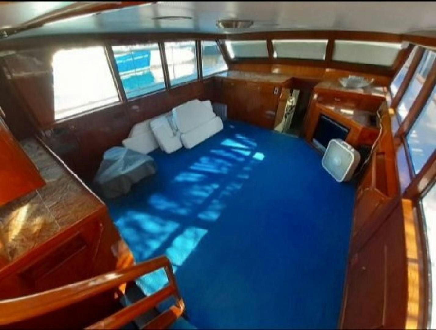 a bed in a room aboard FANTASEA Yacht for Sale