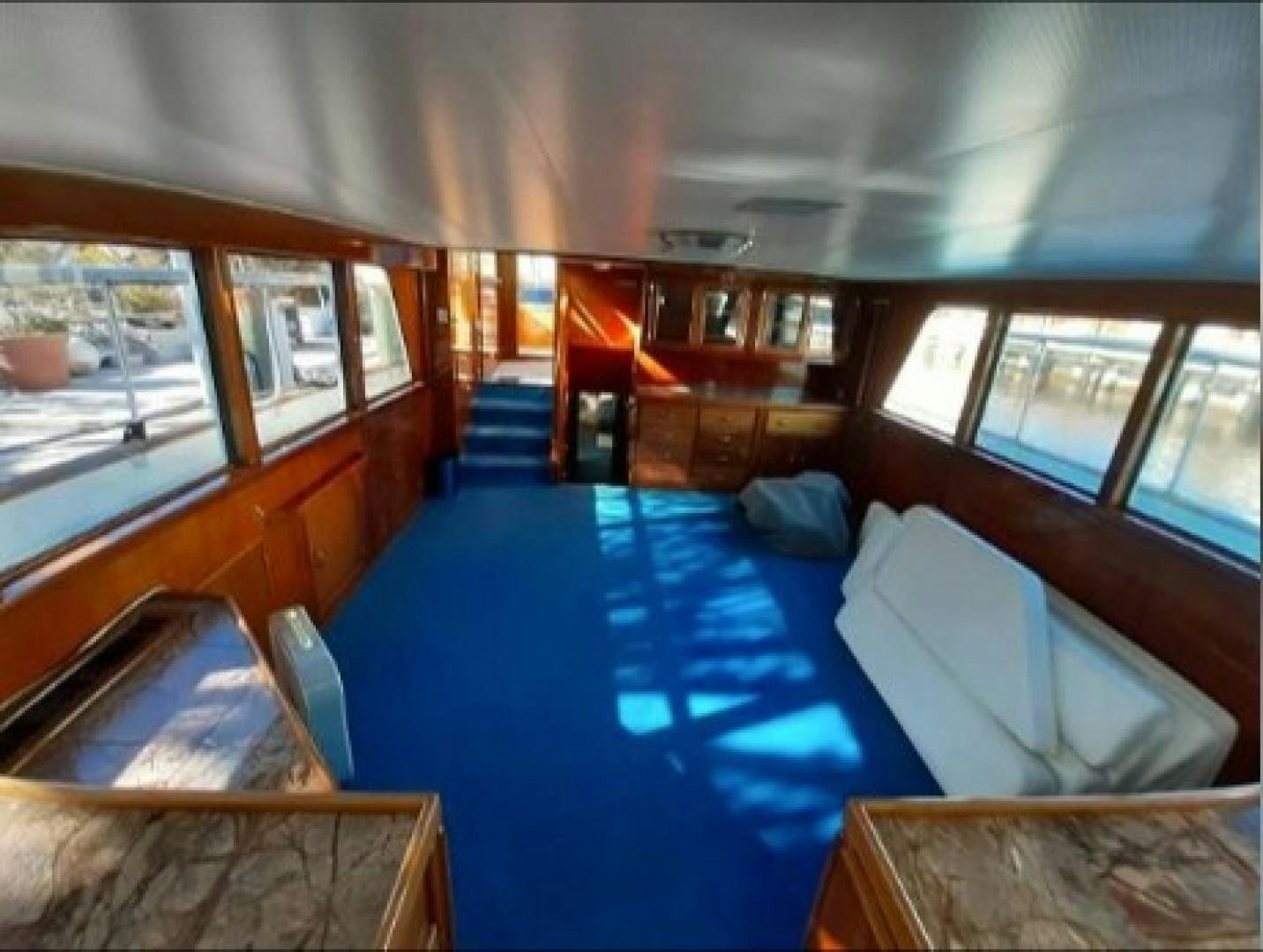 inside of a boat aboard FANTASEA Yacht for Sale