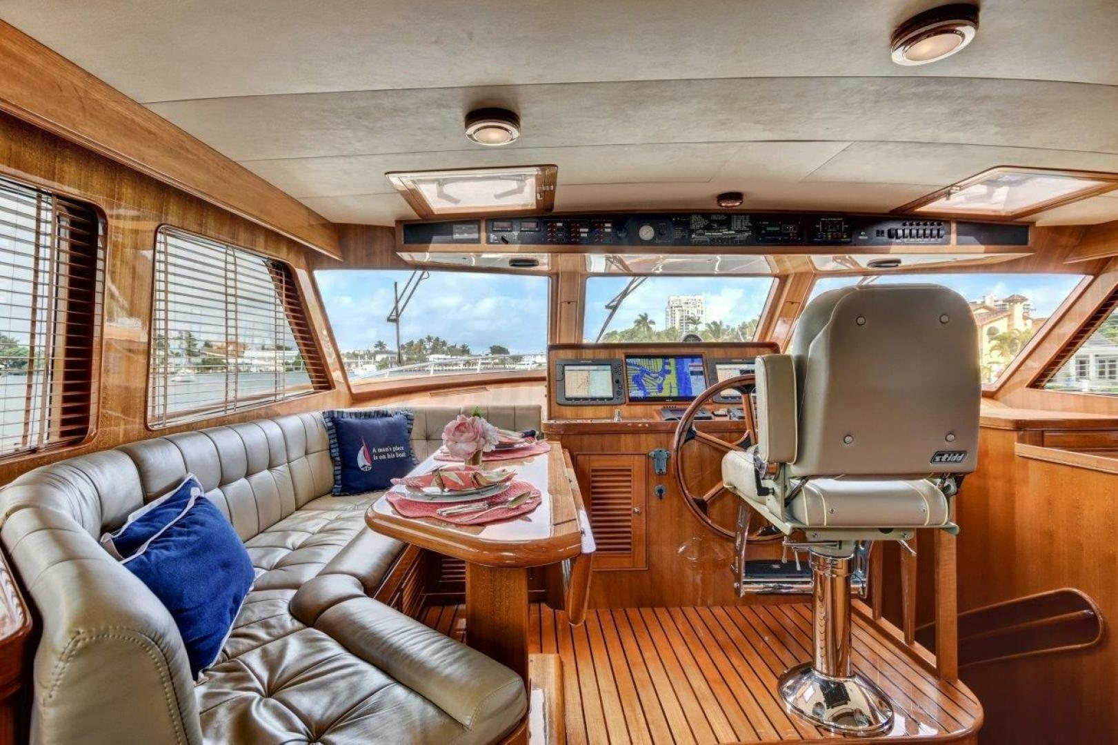 inside of a cabin aboard INEVITABLE Yacht for Sale