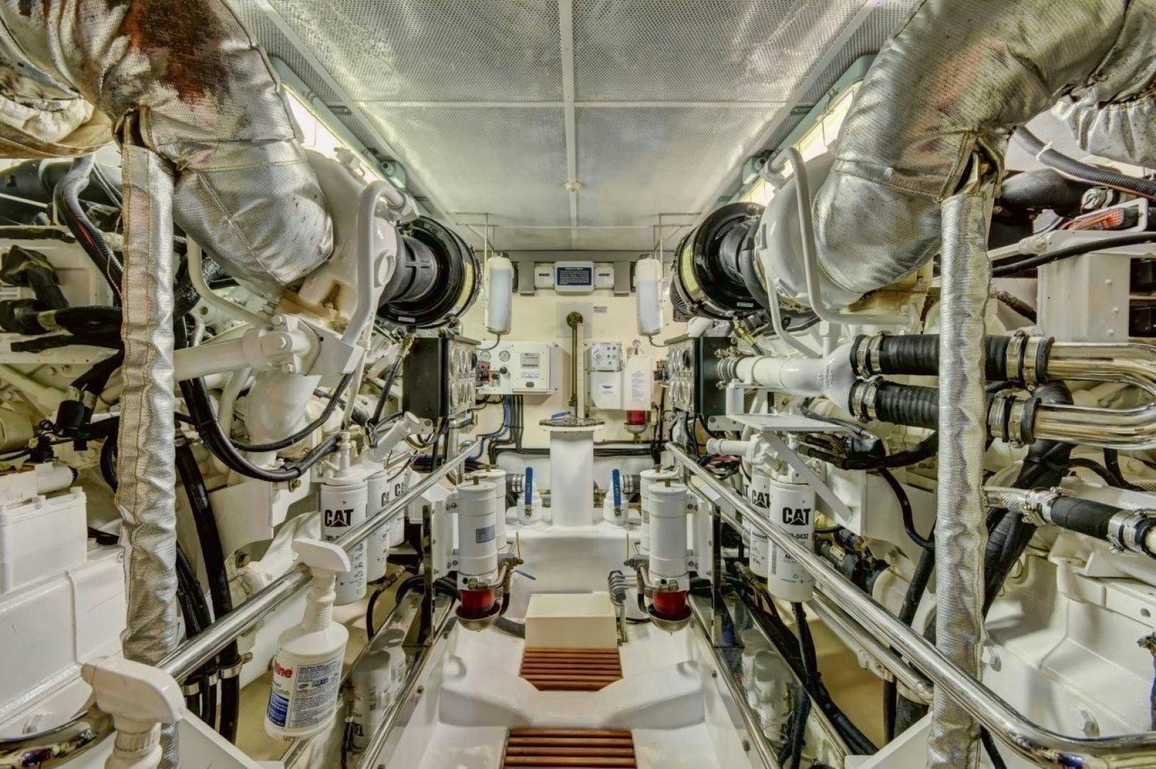 a room with machinery aboard INEVITABLE Yacht for Sale