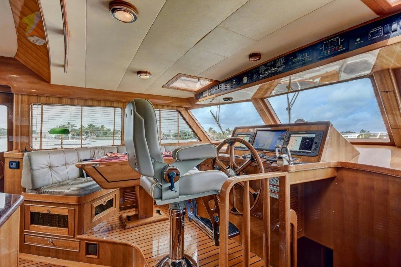 inside of a vehicle aboard INEVITABLE Yacht for Sale