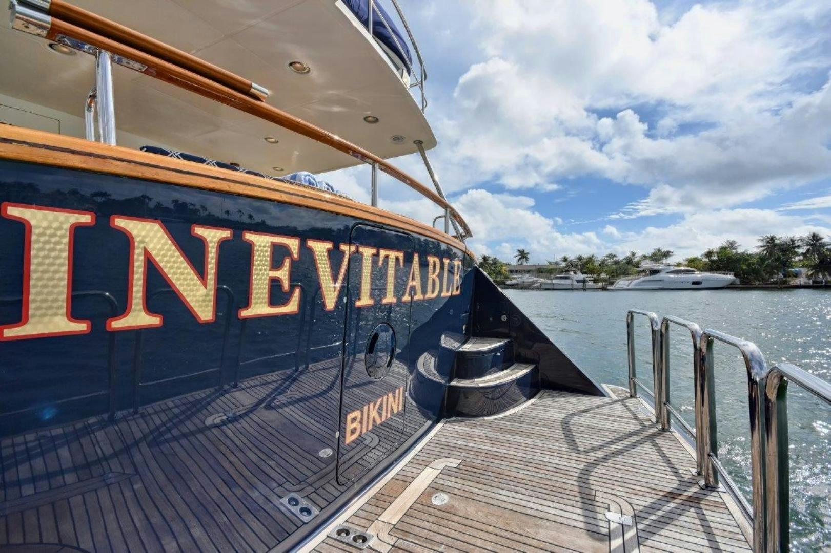 a boat on the water aboard INEVITABLE Yacht for Sale