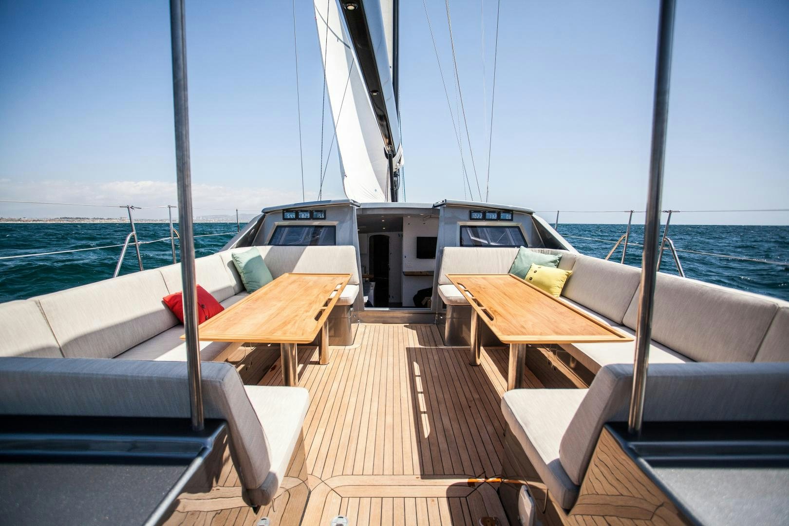 a boat on the water aboard AANDEEL Yacht for Sale