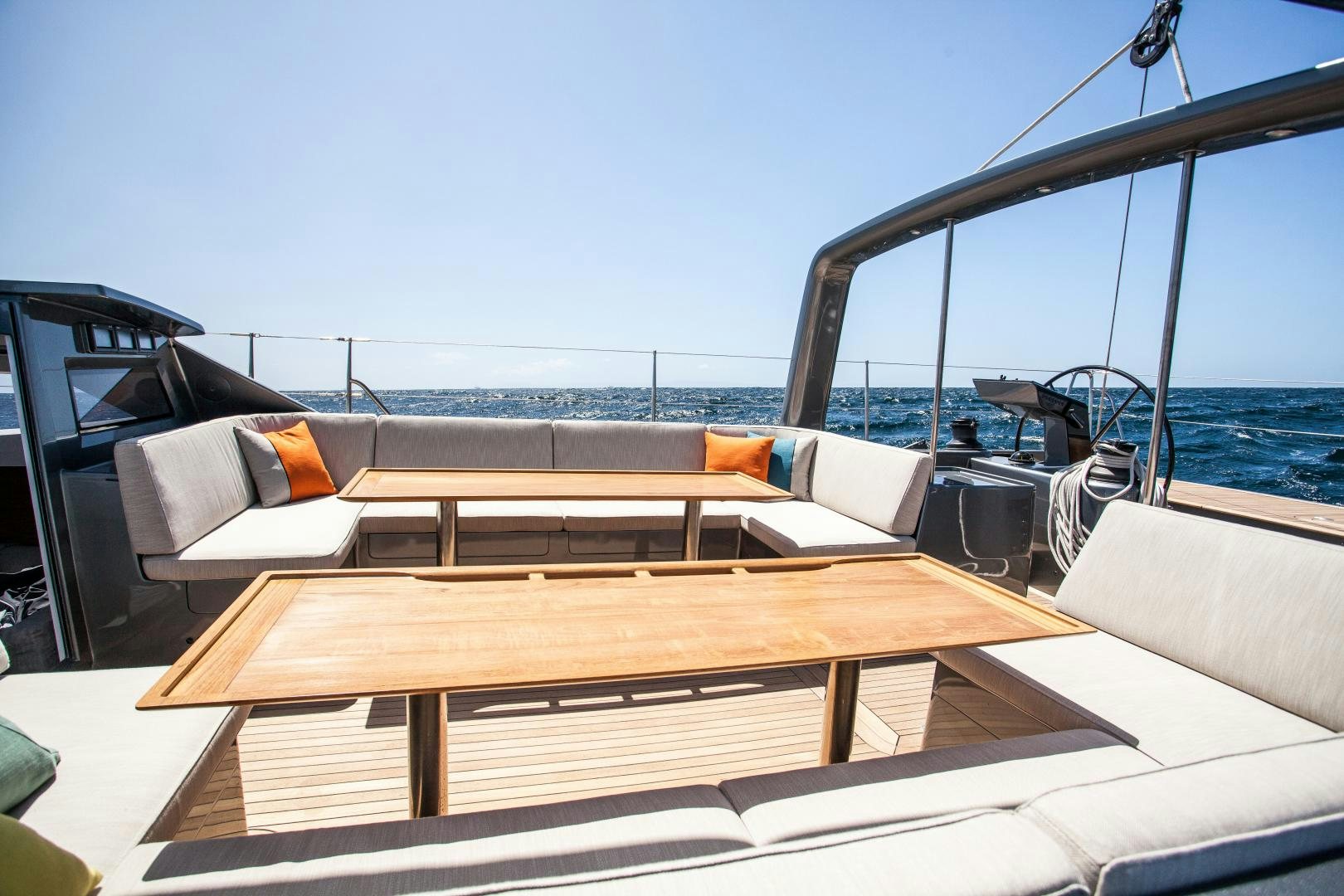 a boat on the water aboard AANDEEL Yacht for Sale