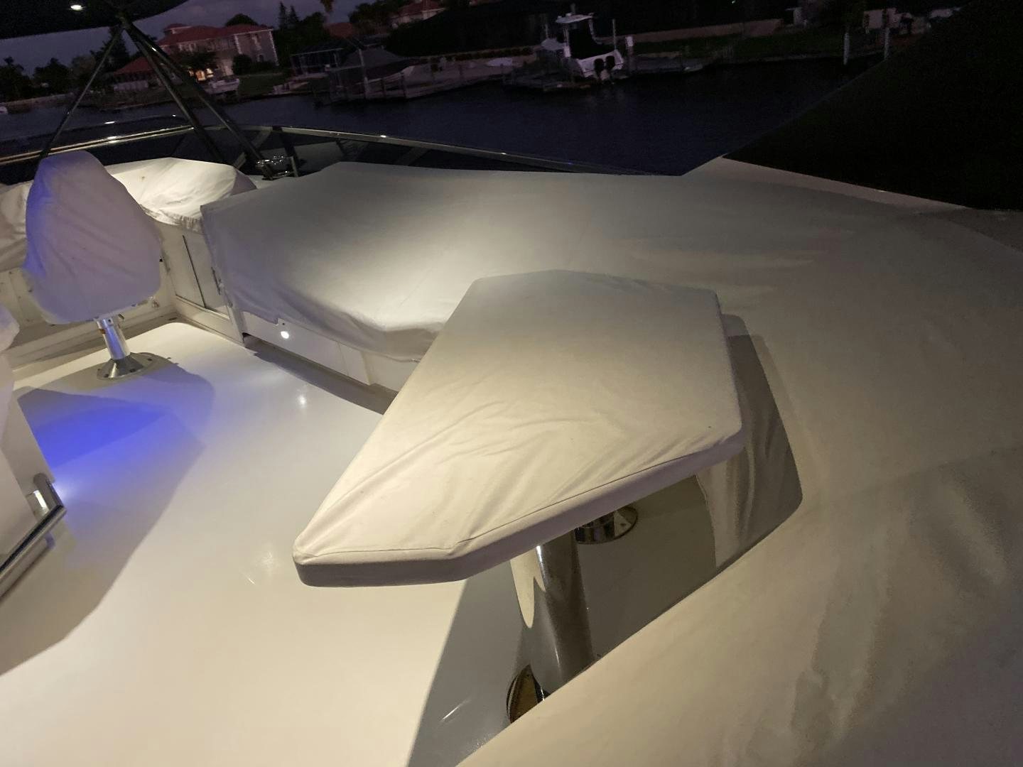 a white rectangular object with a black object on it aboard No Name Yacht for Sale