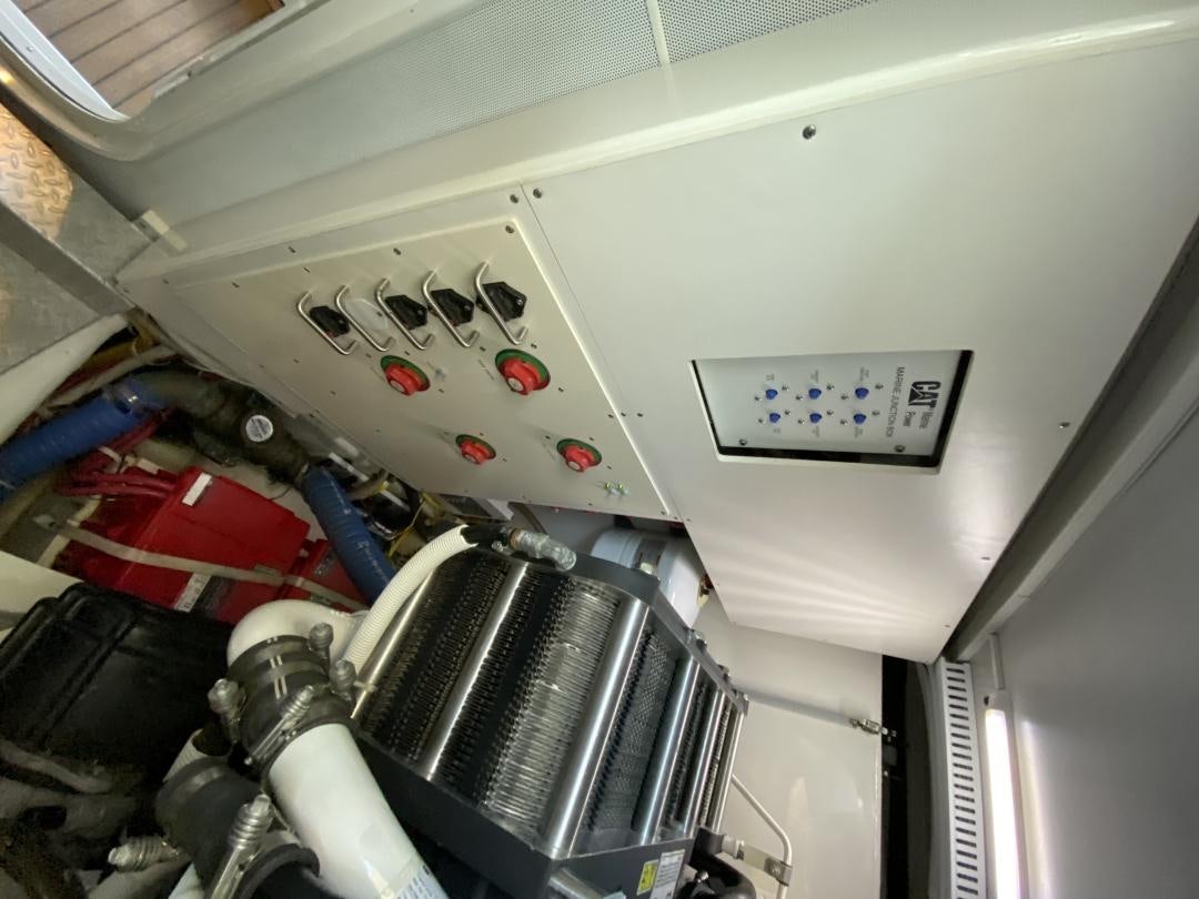 a close-up of a car aboard No Name Yacht for Sale