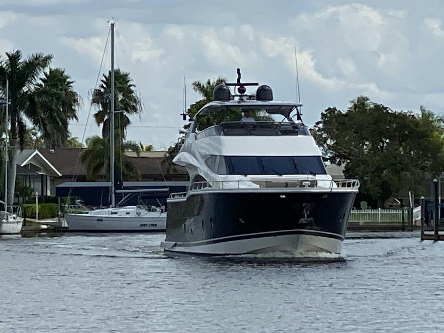 a couple of boats are parked in a harbor aboard No Name Yacht for Sale