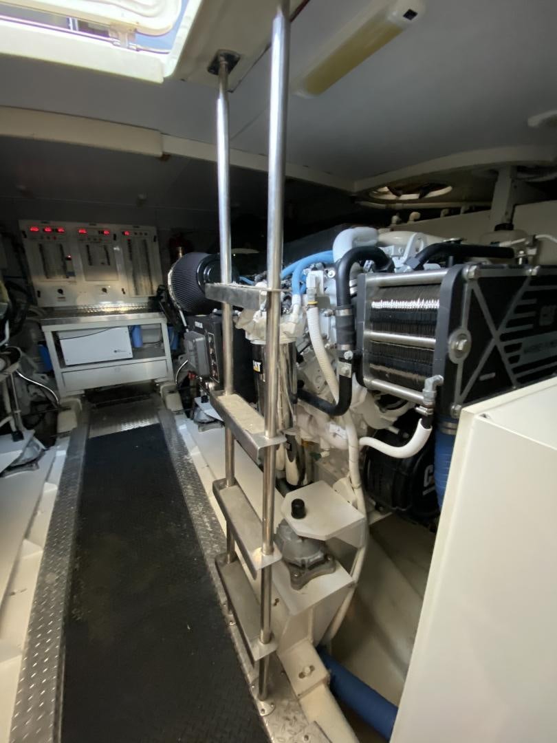 a room with machinery aboard No Name Yacht for Sale