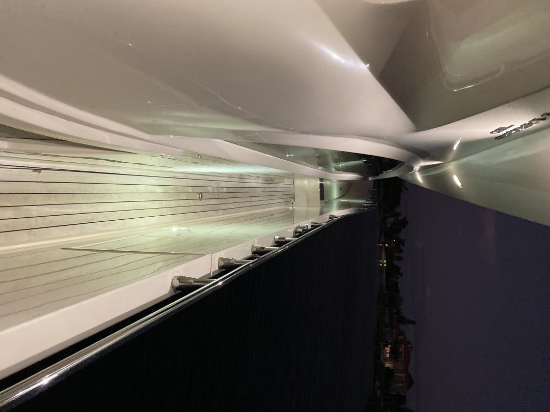 a view of a space shuttle aboard No Name Yacht for Sale