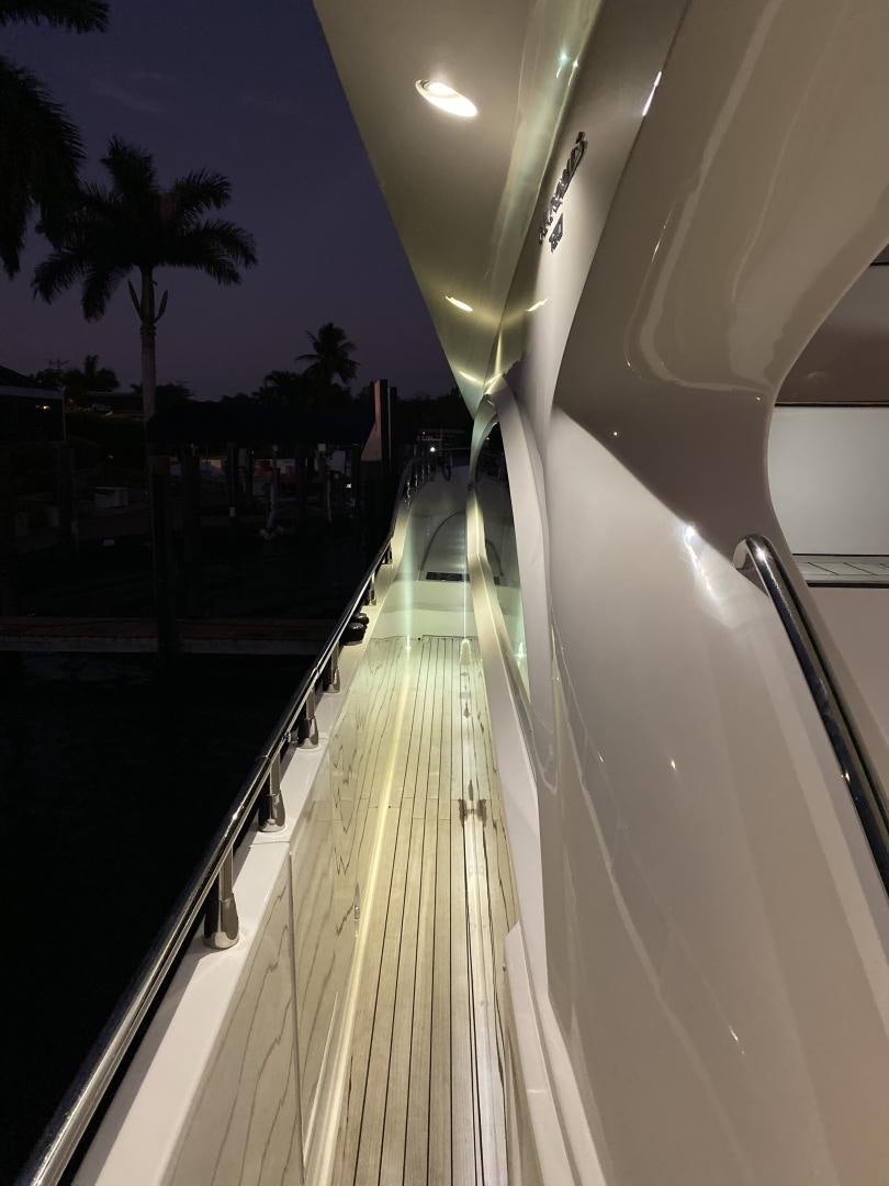 a pool with a deck aboard No Name Yacht for Sale