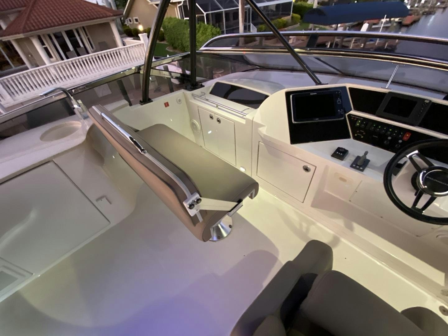 a model of a space ship aboard No Name Yacht for Sale