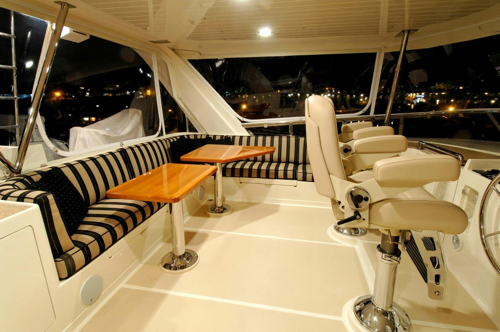 a boat with a bench aboard No Name Yacht for Sale