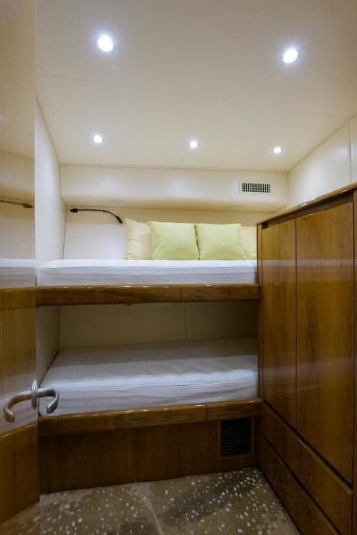 a bathroom with a large mirror aboard OSH IT Yacht for Sale