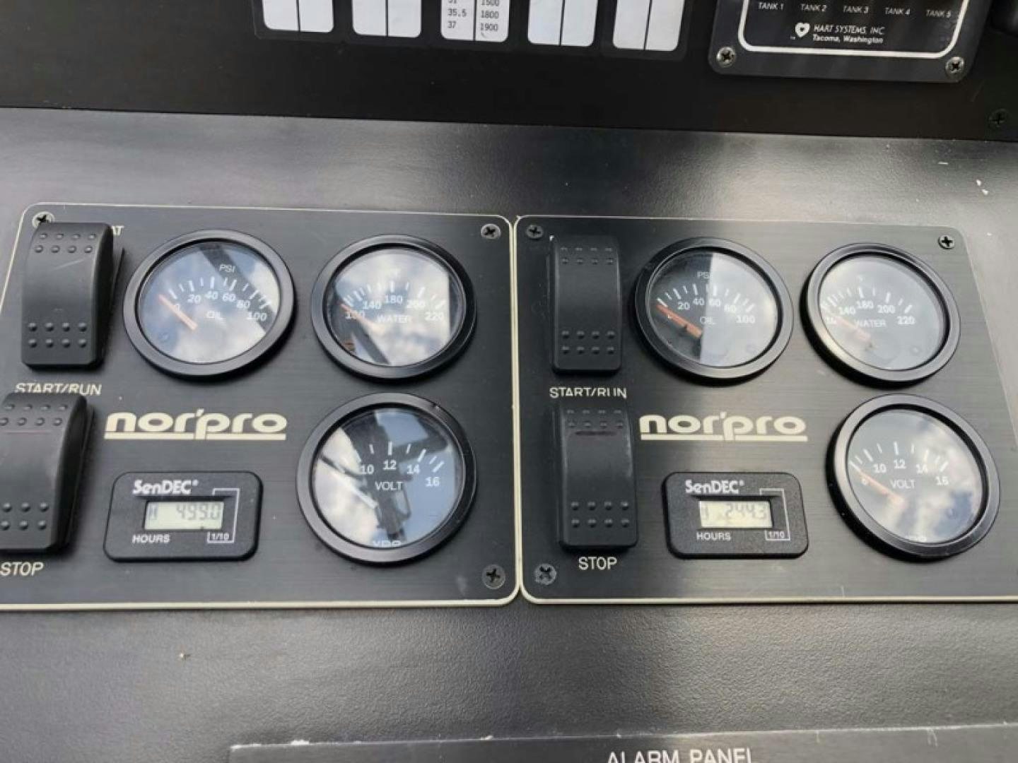 the front of a car aboard PRIME TIME Yacht for Sale