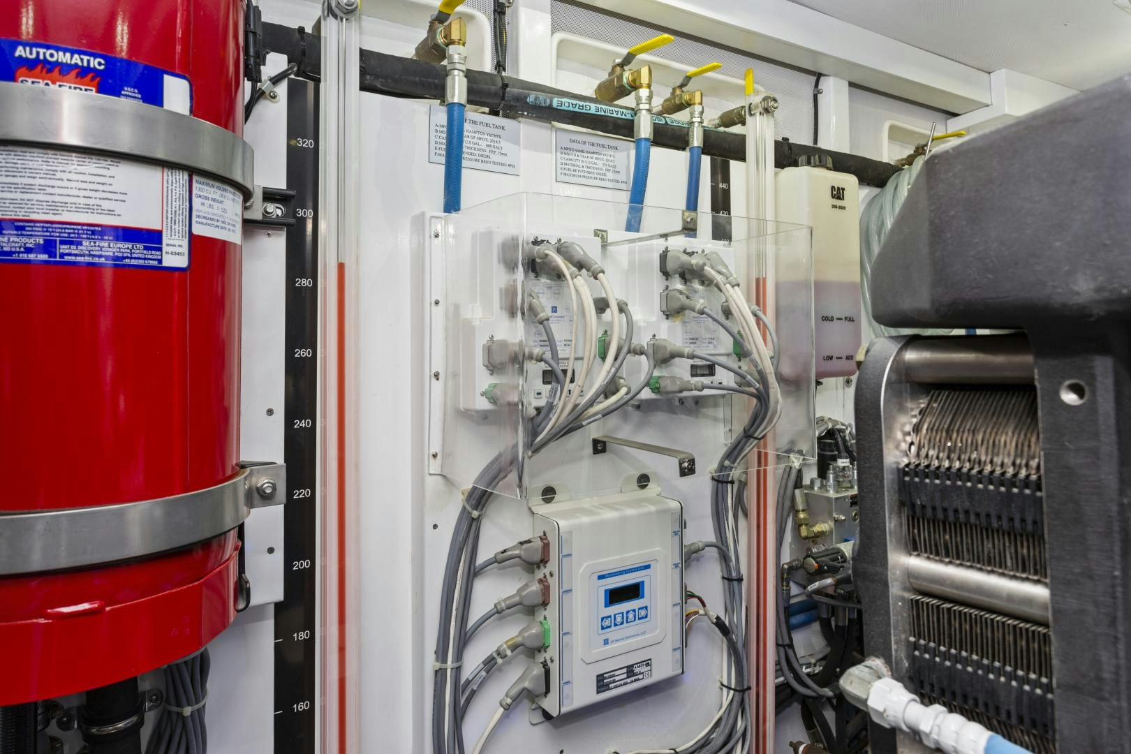 a machine with wires aboard ODYSEA Yacht for Sale