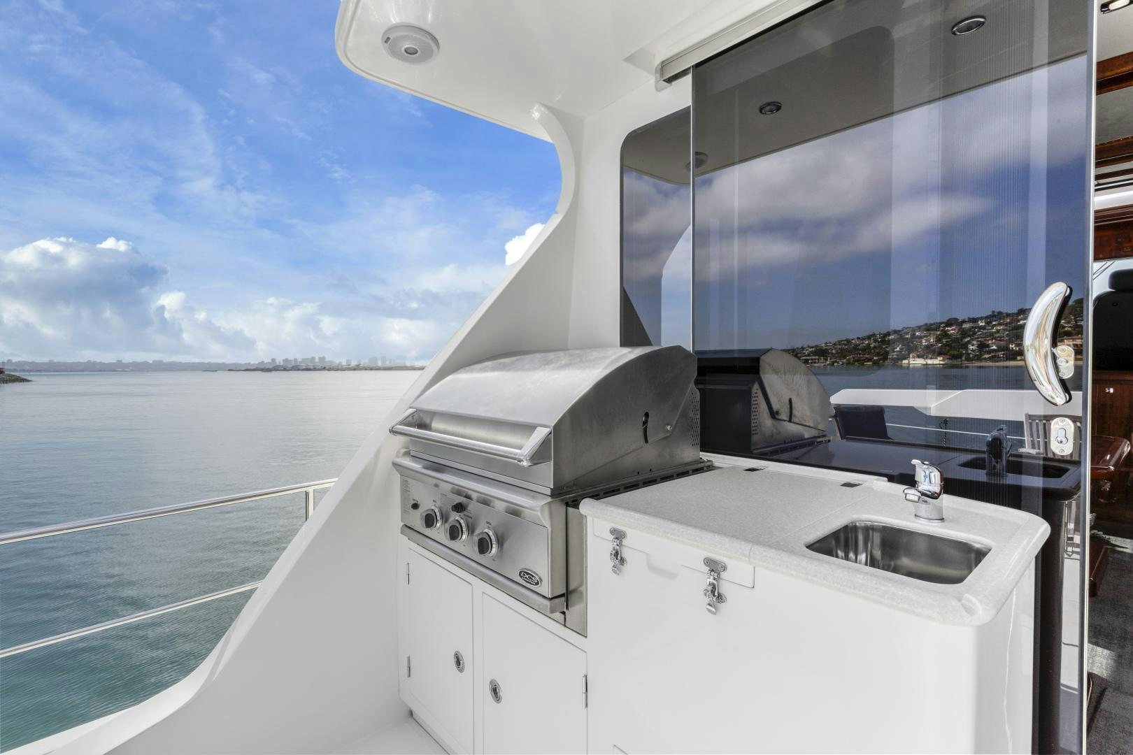 a boat on the water aboard ODYSEA Yacht for Sale