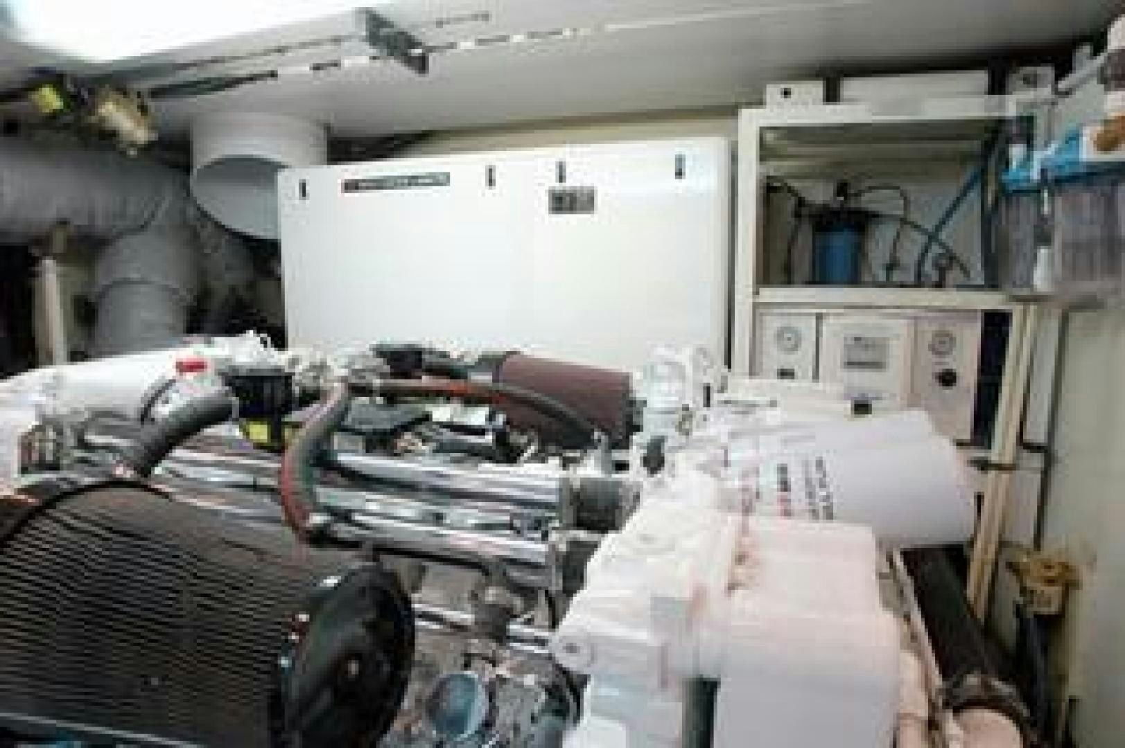 a room with machinery aboard No Name Yacht for Sale