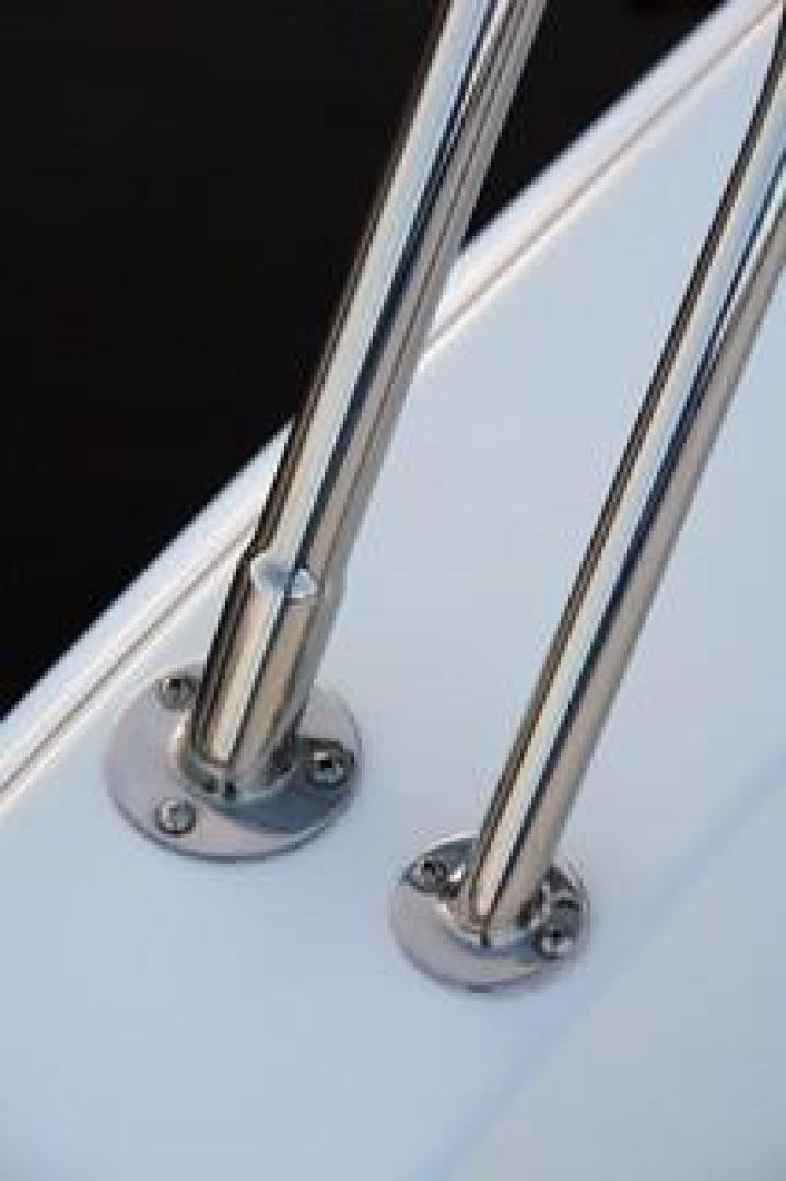 a close-up of a faucet aboard No Name Yacht for Sale