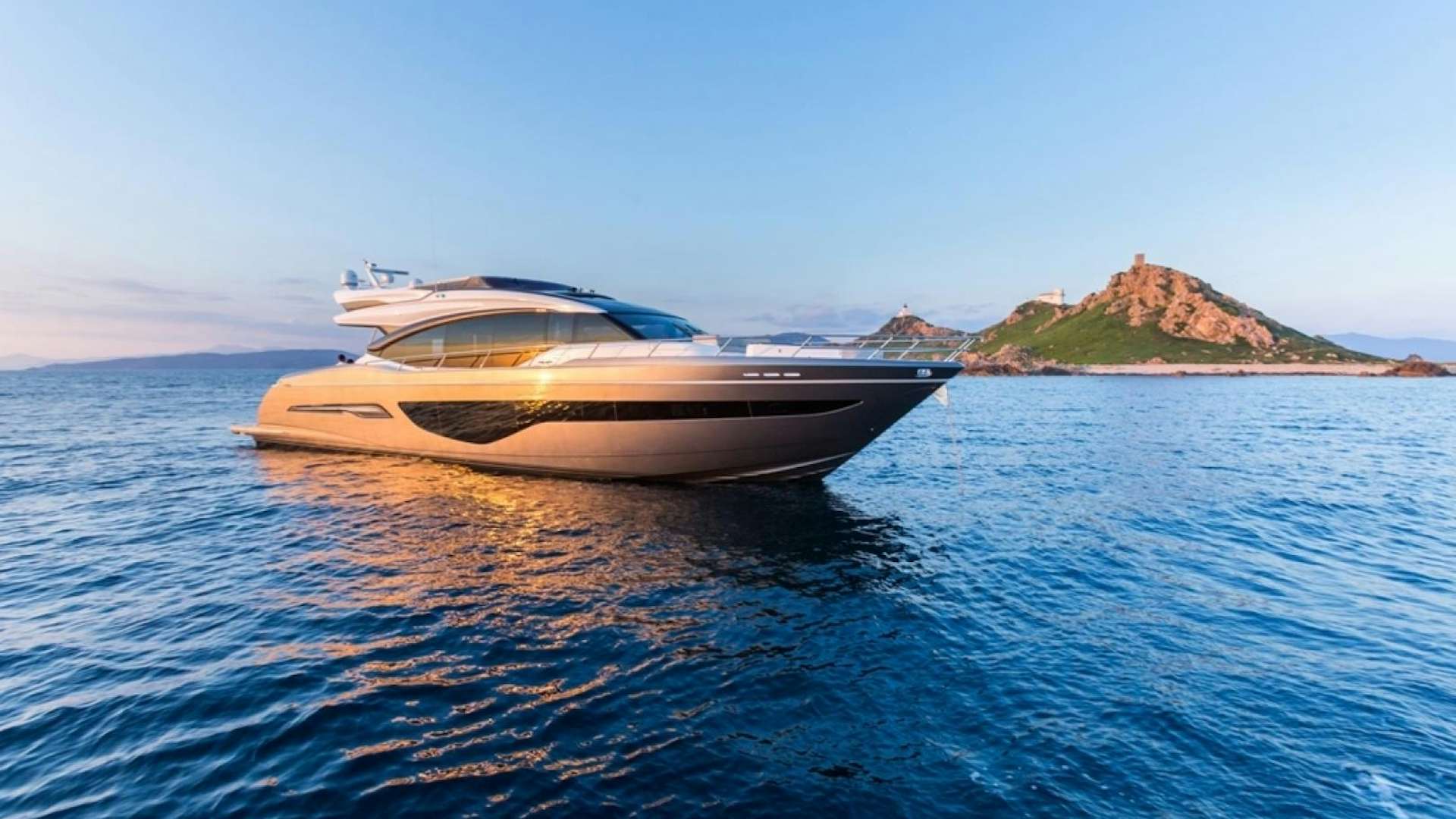 a boat in the water aboard S78  Yacht for Sale
