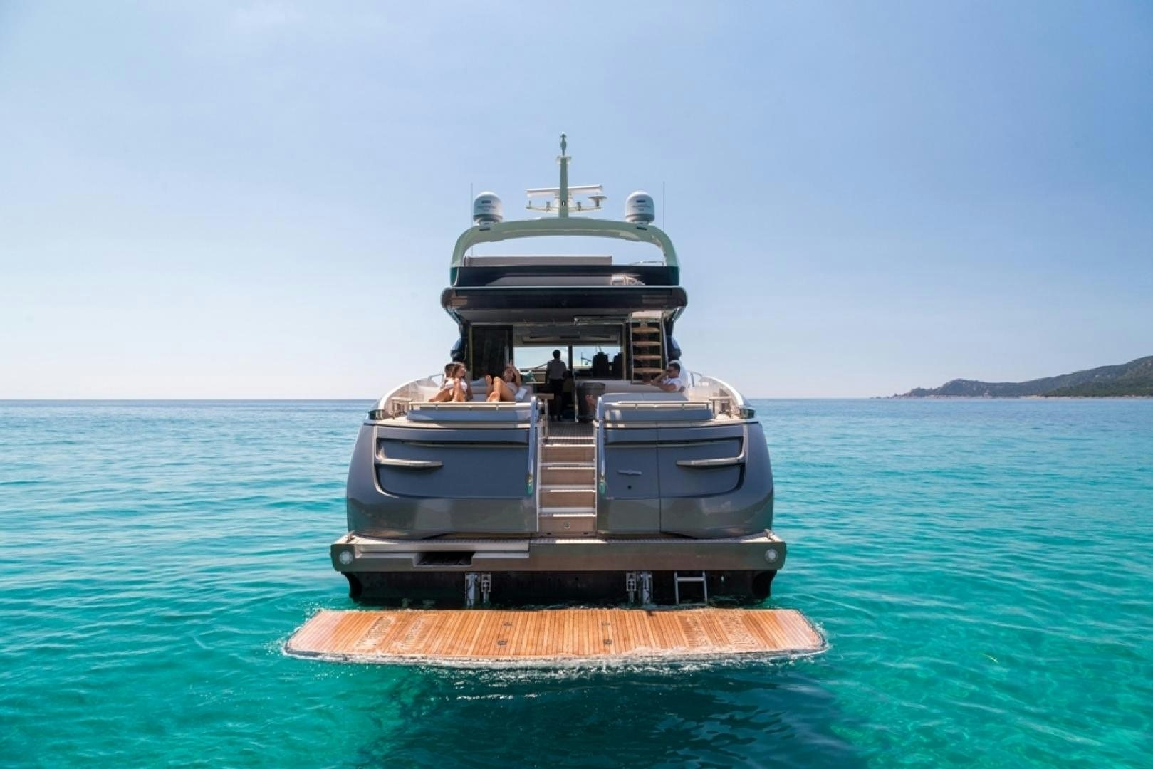 a boat in the water aboard S78  Yacht for Sale
