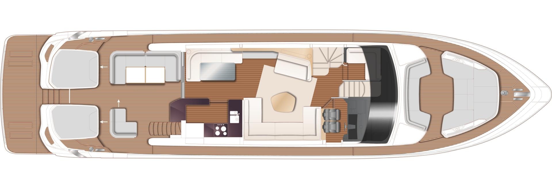 diagram aboard S78  Yacht for Sale
