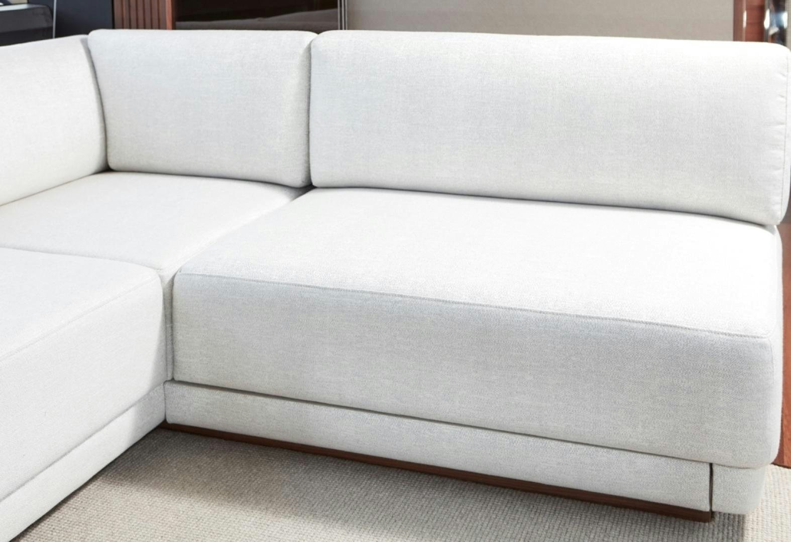 a white couch with a white cushion aboard S78  Yacht for Sale