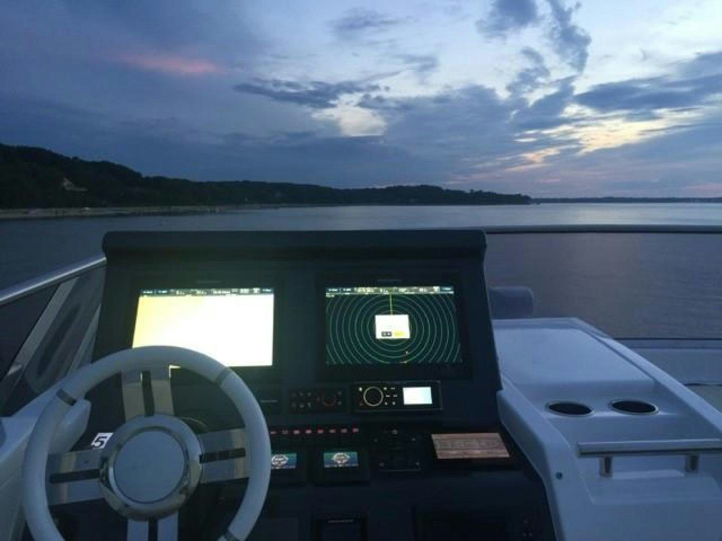 the dashboard of a car aboard SILVER SKY 2.0 Yacht for Sale