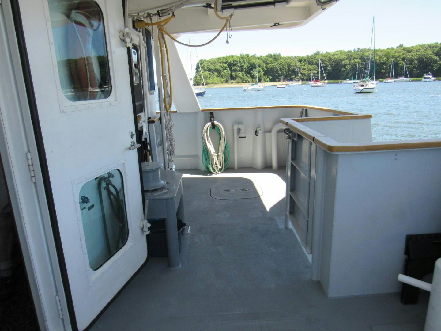 a boat on the water aboard KITTIWAKE Yacht for Sale