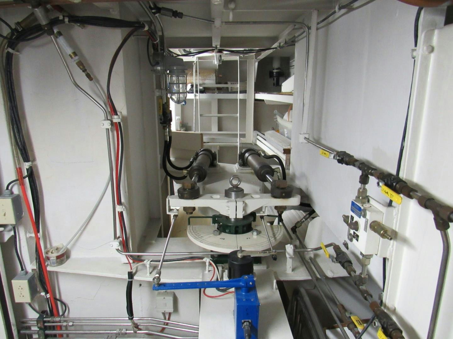 a room with machinery aboard KITTIWAKE Yacht for Sale