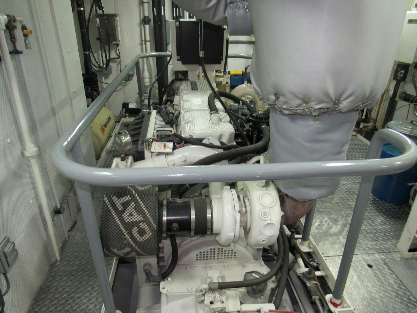 a close-up of a machine aboard KITTIWAKE Yacht for Sale