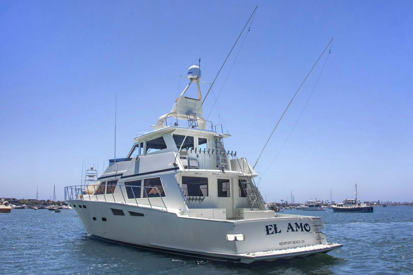 a boat in the water aboard EL AMO Yacht for Sale