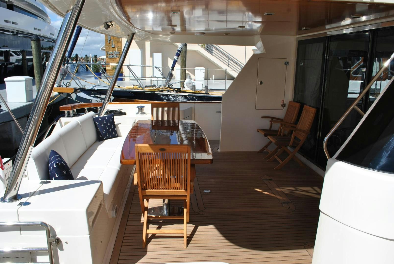 inside of a boat aboard KRYSKAR Yacht for Sale