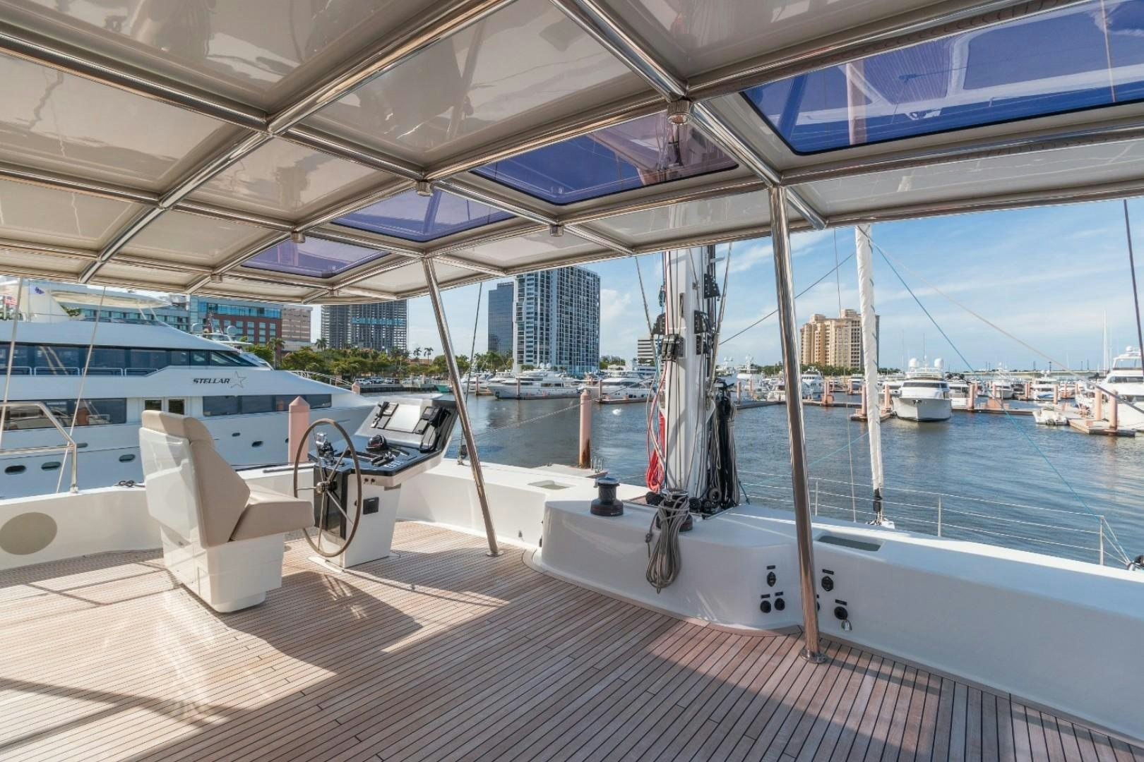 a boat on the water aboard OCEAN VIBES Yacht for Sale