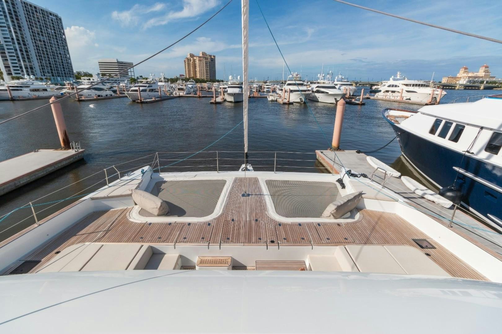 a boat in the water aboard OCEAN VIBES Yacht for Sale