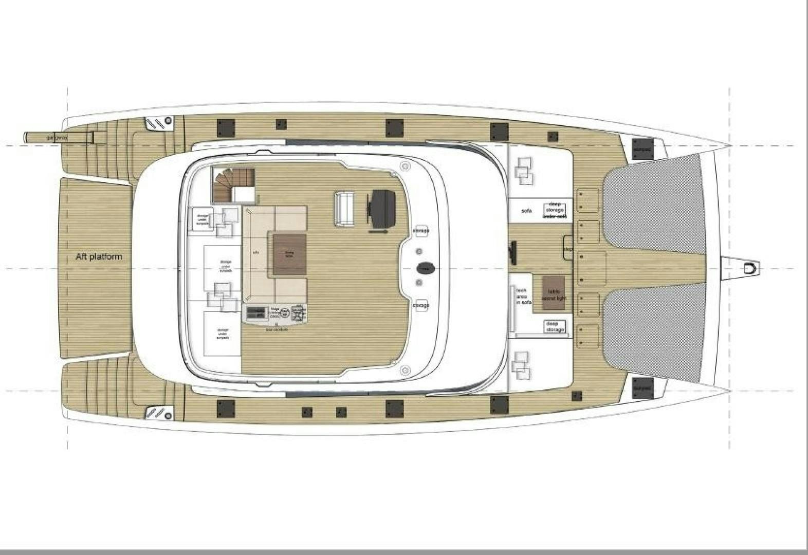 diagram aboard OCEAN VIBES Yacht for Sale