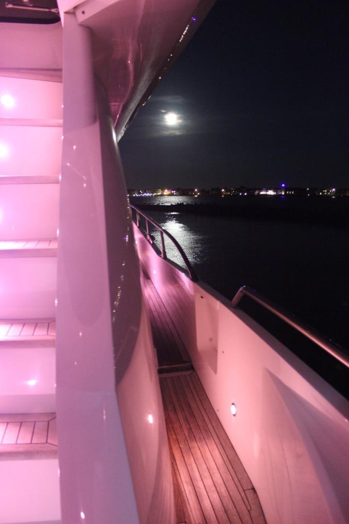 a person holding a stick aboard GEMINI Yacht for Sale