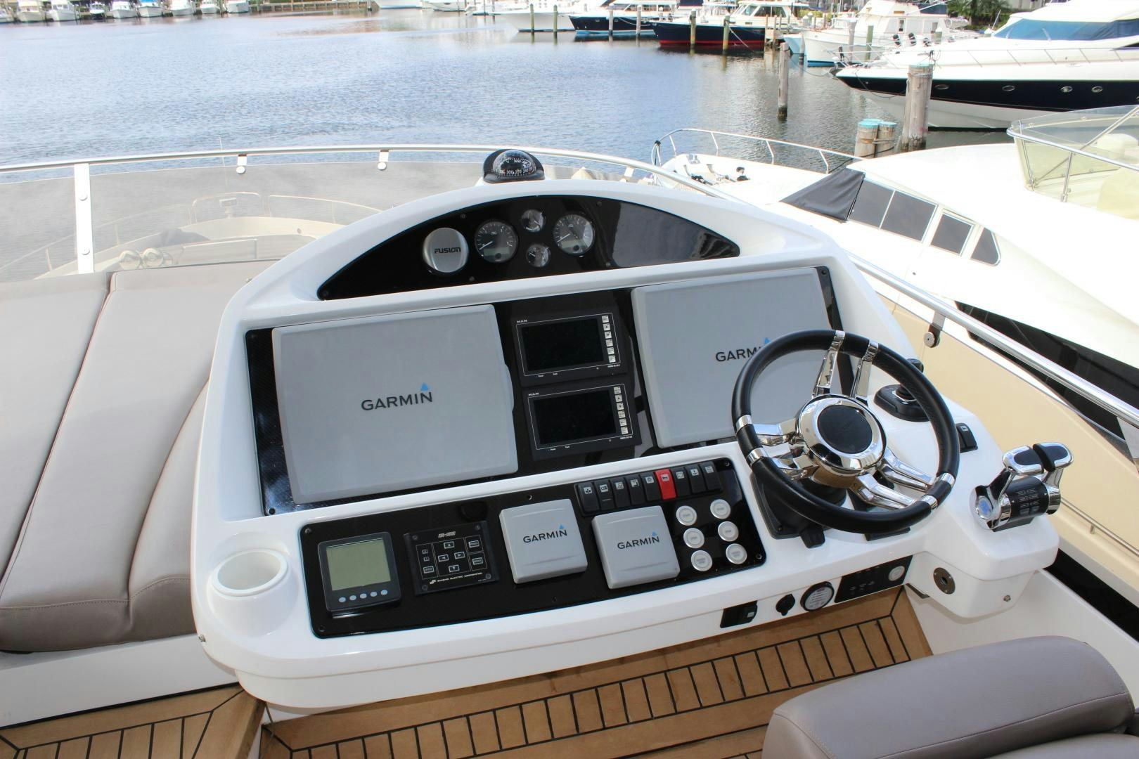 the inside of a boat aboard GEMINI Yacht for Sale