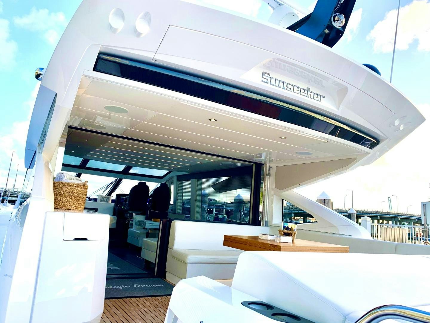 the inside of a building aboard STRATEGIC DREAMS Yacht for Sale