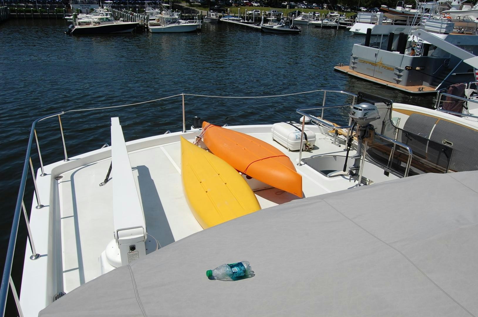 a boat on the water aboard HATT TRICK Yacht for Sale